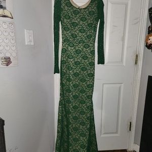 Green prom dress